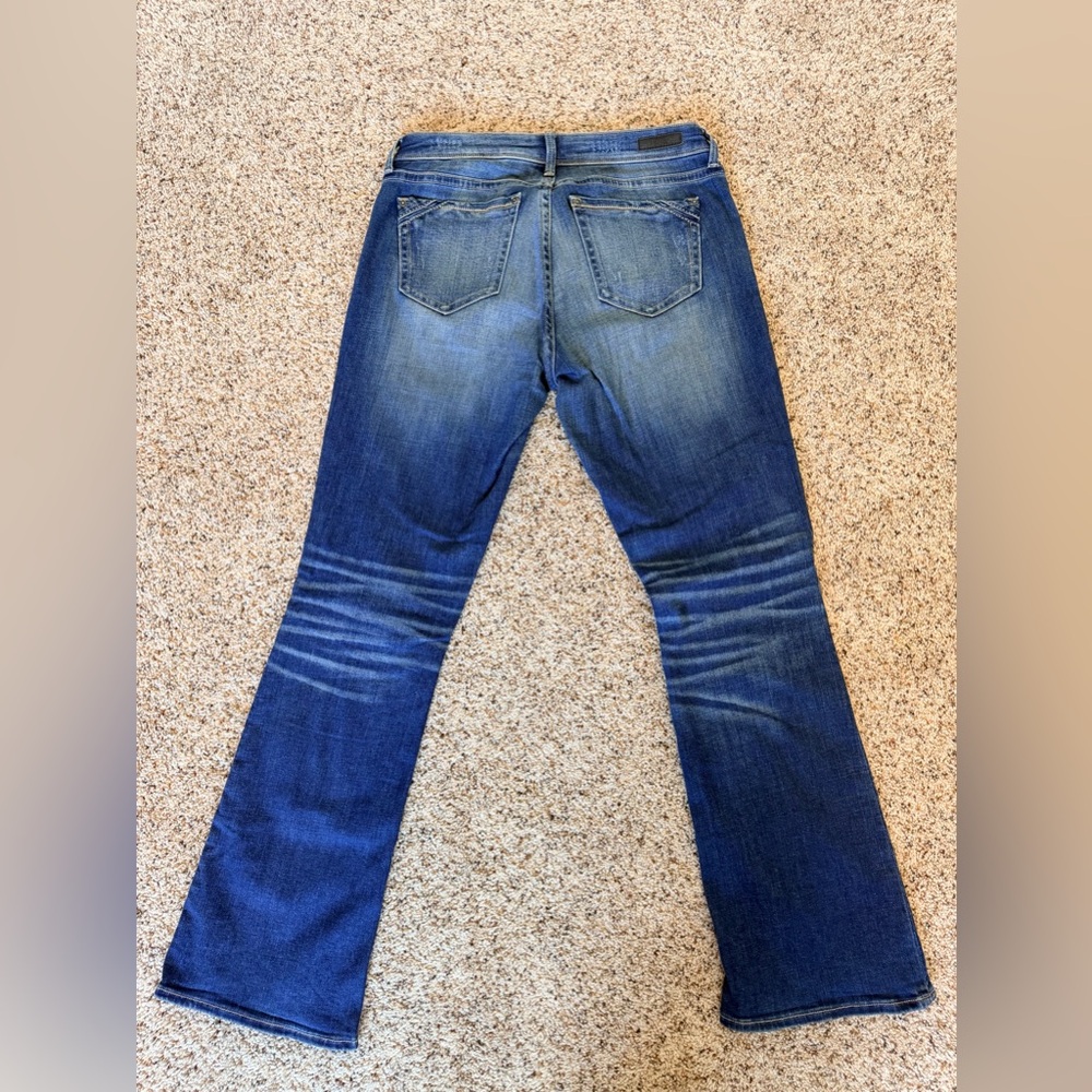 Buckle Black Boot Cut Jeans